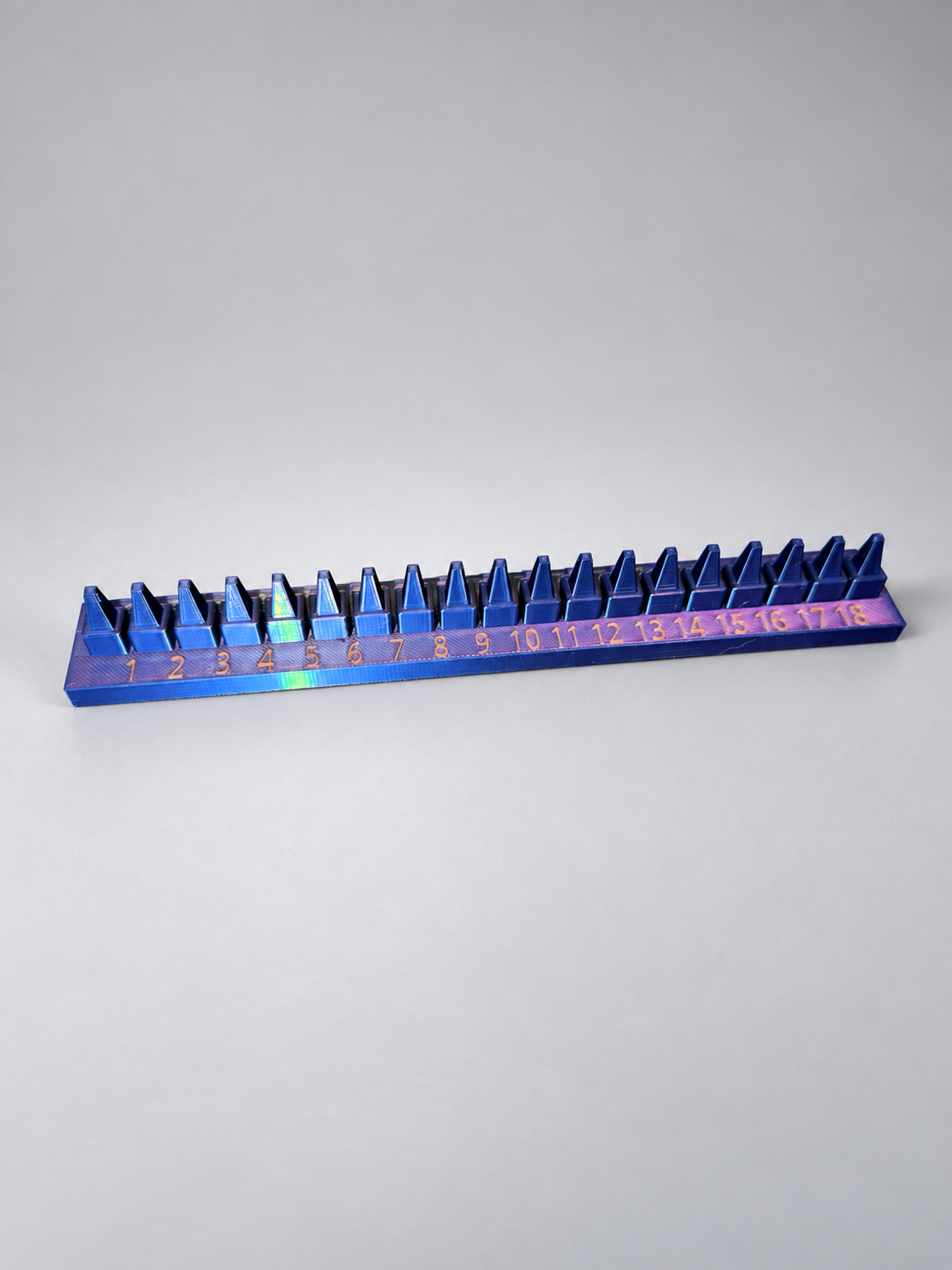 Ribbon sorter numbered 1 through 18